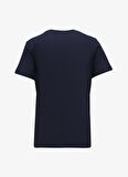 Fabrika Bisiklet Yaka Baskılı Lacivert Kadın T-Shirt F4SL-TST0717
