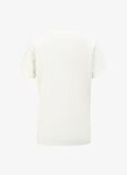 Fabrika Kırık Beyaz Kadın Bisiklet Yaka Basic T-Shirt F4SL-TST0289