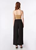 Fabrika Siyah Kadın Crop Pantolon F4SL-PNT0303