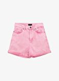 Fabrika Normal Bel Basic Pembe Kadın Şort F4SL-SHT0481