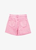 Fabrika Normal Bel Basic Pembe Kadın Şort F4SL-SHT0481