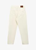 Fabrika Yüksek Bel Normal Paça Mom Fit Kırık Beyaz Kadın Denim Pantolon F4SL-PNT0343