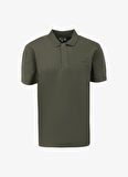 Jeep Haki Erkek Polo Yaka Relaxed Nakışlı Polo T-Shirt C4SM-TST4528