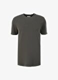 Jeep Haki Erkek Bisiklet Yaka Relaxed T-Shirt C4SM-TST4649