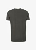 Jeep Haki Erkek Bisiklet Yaka Relaxed T-Shirt C4SM-TST4649