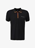 Siyah Erkek Basic UV Apreli Polo T-Shirt D4SM-TST3246