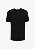 Jeep Siyah Erkek Bisiklet Yaka Baskılı T-Shirt J4SM-TST7245