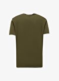 Jeep Bisiklet Yaka Baskılı Haki Erkek T-Shirt J4SM-TST7255