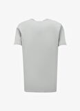 Jeep Bisiklet Yaka Baskılı Gri Erkek T-Shirt J4SM-TST7235