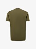 Jeep Bisiklet Yaka Baskılı Haki Erkek T-Shirt J4SM-TST7258