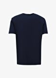 Jeep Bisiklet Yaka Baskılı Lacivert Erkek T-Shirt J4SM-TST7235