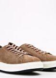 Fabrika Bej Erkek Deri Sneaker JAROD