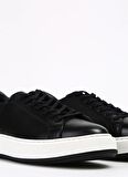 Fabrika Siyah Erkek Deri Sneaker JAROD