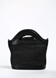 Fabrika Siyah Kadın 30x19x12 cm Çapraz Çanta STRAW-GRIM