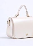 Fabrika Krem Kadın 19x12x7 cm Çapraz Çanta MAT-TIGLA