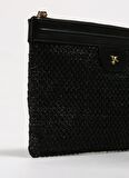 Fabrika Siyah Kadın 28x20x2 cm Portföy STRAW-TOBONI