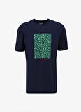 Discovery Expedition Lacivert Erkek Bisiklet Yaka Relaxed T-Shirt D4SM-TST3281