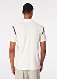 Düz Beyaz Erkek Polo T-Shirt D4SM-TST3245