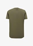 Discovery Expedition Haki Erkek Bisiklet Yaka Relaxed Baskılı T-Shirt D4SM-TST3258
