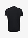 Lacivert Erkek Bisiklet Yaka Relaxed Baskılı T-Shirt D4SM-TST3266