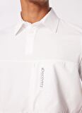 Discovery Expedition Beyaz Erkek Relaxed   UV Apreli Polo T-Shirt D4SM-TST3244
