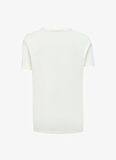 Beyaz Erkek Relaxed Baskılı T-Shirt D4SM-TST3267