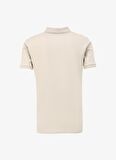 Discovery Expedition Bej Erkek Polo Yaka Basic Polo T-Shirt D4SM-TST3283
