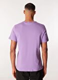 Mor Erkek Bisiklet Yaka T-Shirt D4SM-TST3294