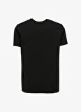 Siyah Erkek Bisiklet Yaka T-Shirt D4SM-TST3294