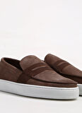 F By Fabrika Kahve Erkek Deri Sneaker MORRIS