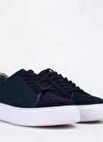 F By Fabrika Lacivert Erkek Deri Sneaker RUBENS