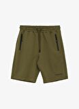 Discovery Expedition Haki Erkek Sweat Şort D4SM-SHT3286