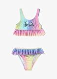 Barbie Çok Renkli Kız Çocuk Bikini Takım BRB4SG-BKİ6004