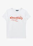 Baskılı Kırık Beyaz Unisex T-Shirt D4SU-TST 3301