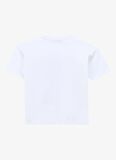 Baskılı Beyaz Kız Çocuk T-Shirt D4SG-TST3100