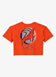 Baskılı Turuncu Kız Çocuk T-Shirt D4SG-TST3103