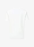 Discovery Expedition Beyaz Erkek Bisiklet Yaka Basic Baskılı T-Shirt D4SM-TST3304