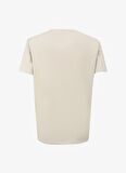 Discovery Expedition Bej Erkek Bisiklet Yaka Basic Baskılı T-Shirt D4SM-TST3310