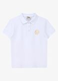 Jeep Ekru Kız Çocuk Polo Yaka Relaxed Baskılı T-Shirt C4SG-TST4119