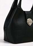 David Jones Siyah Kadın 20x26x14 cm El Çantası 7058-2