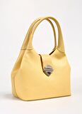 David Jones Sarı Kadın 20x26x14 cm El Çantası 7058-2
