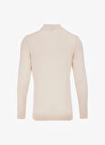 Ekru Erkek Bato Yaka Basic Fit Kazak F4WM-KZK 2846