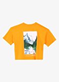 Baskılı Somon Kız Çocuk T-Shirt D4SG-TST3109