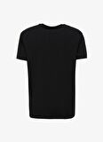Fabrika Siyah Erkek Bisiklet Yaka Relaxed T-Shirt F4SM-TST 2847
