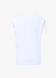 Fabrika Beyaz Erkek Bisiklet Yaka Relaxed T-Shirt F4SM-TST 2847