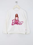 Barbie Baskılı Kadın Ekru Sweatshırt BRB4WG-SWT6017