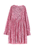Barbie Payetli Pembe Kız Çocuk Abiye Elbise BRB4WG-ELB6090