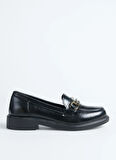 Fabrika Rugan Siyah Kadın Loafer FALLON