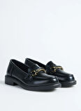 Fabrika Rugan Siyah Kadın Loafer FALLON