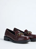 Fabrika Rugan Bordo Kadın Loafer FALLON